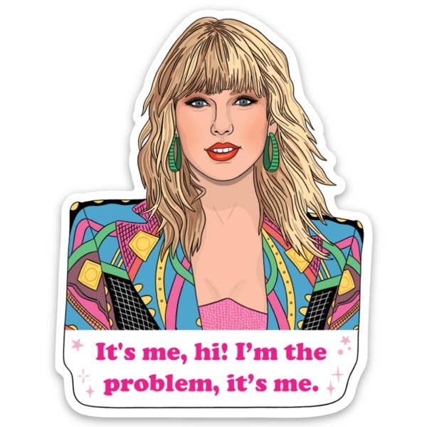 Taylor Swift It's Me Die Cut Sticker