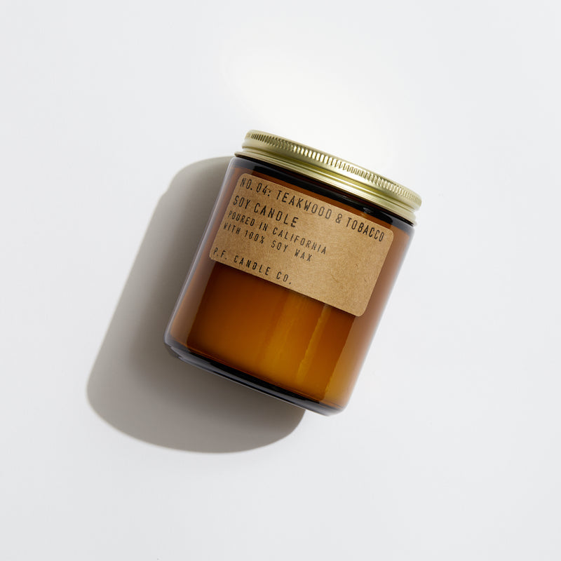 P.F. Candle Co. - No.04 Teakwood & Tobacco  Soy Candle