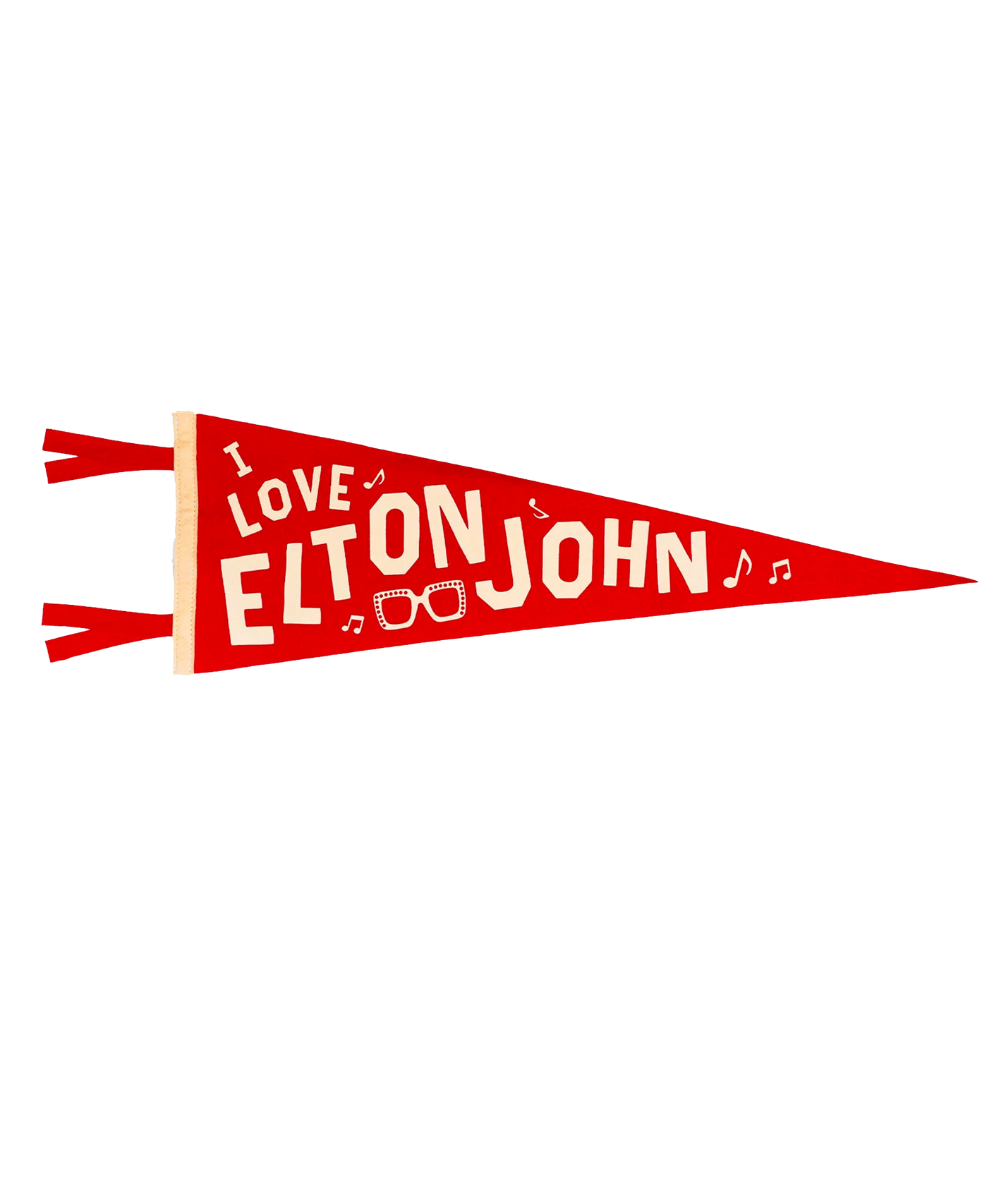 ELTON JOHN I Love Elton Pennant by Oxford Pennant