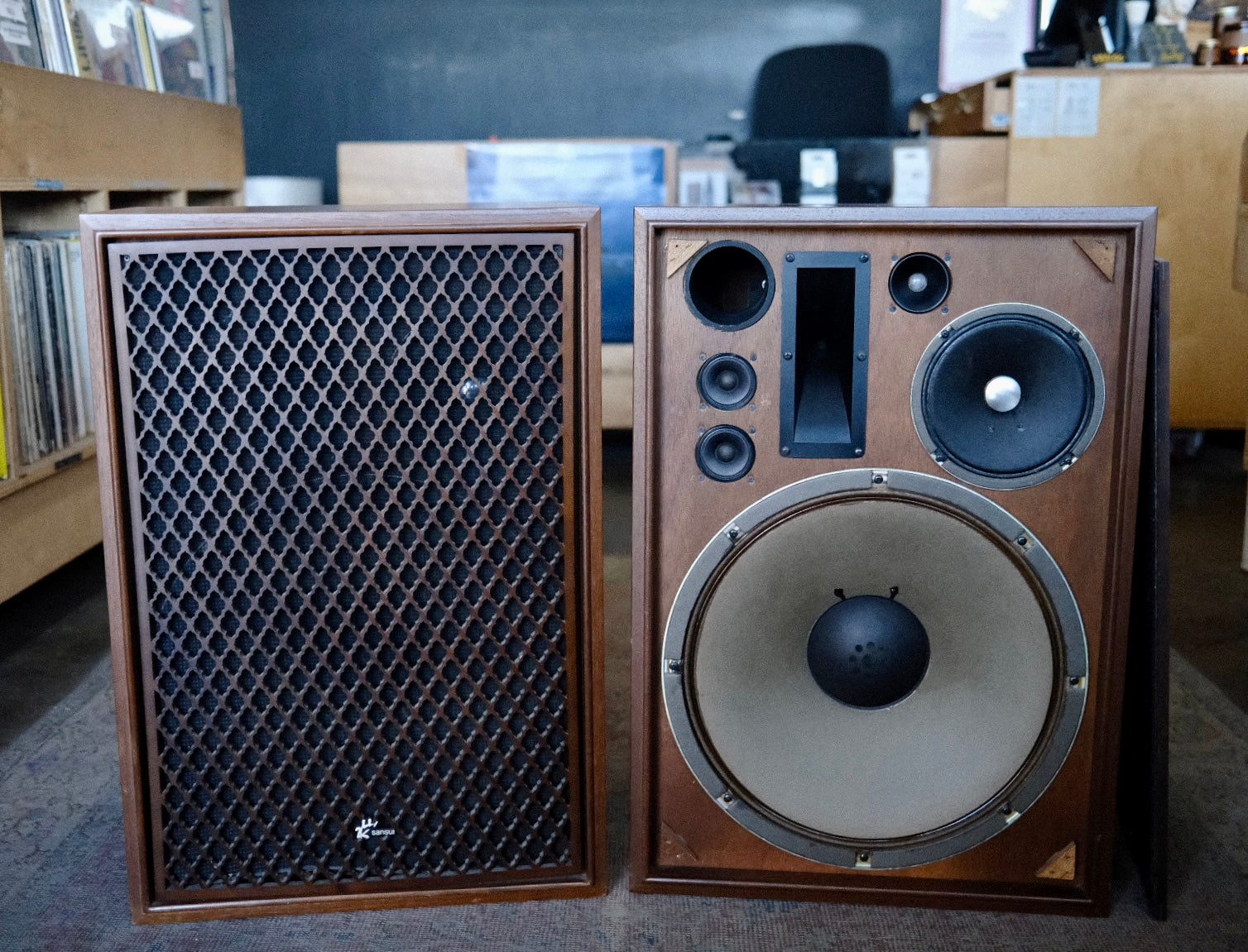 Stereo Vintage Sansui Speakers Vintage Sansui SP-3000 Loudspeakers