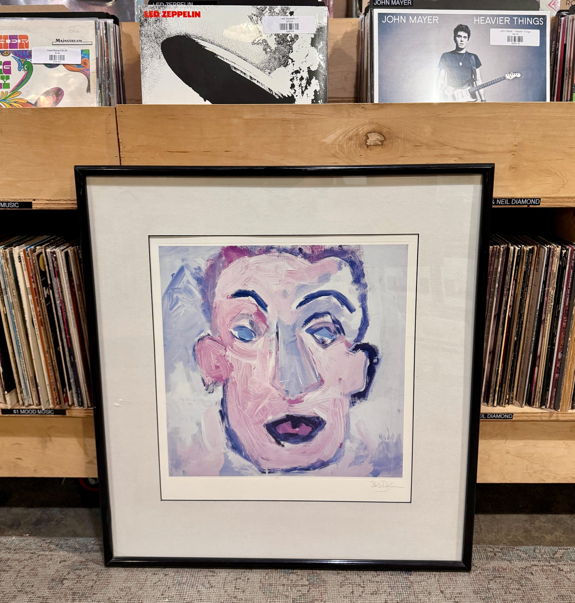 Bob Dylan's "Self Portrait" Lithograph