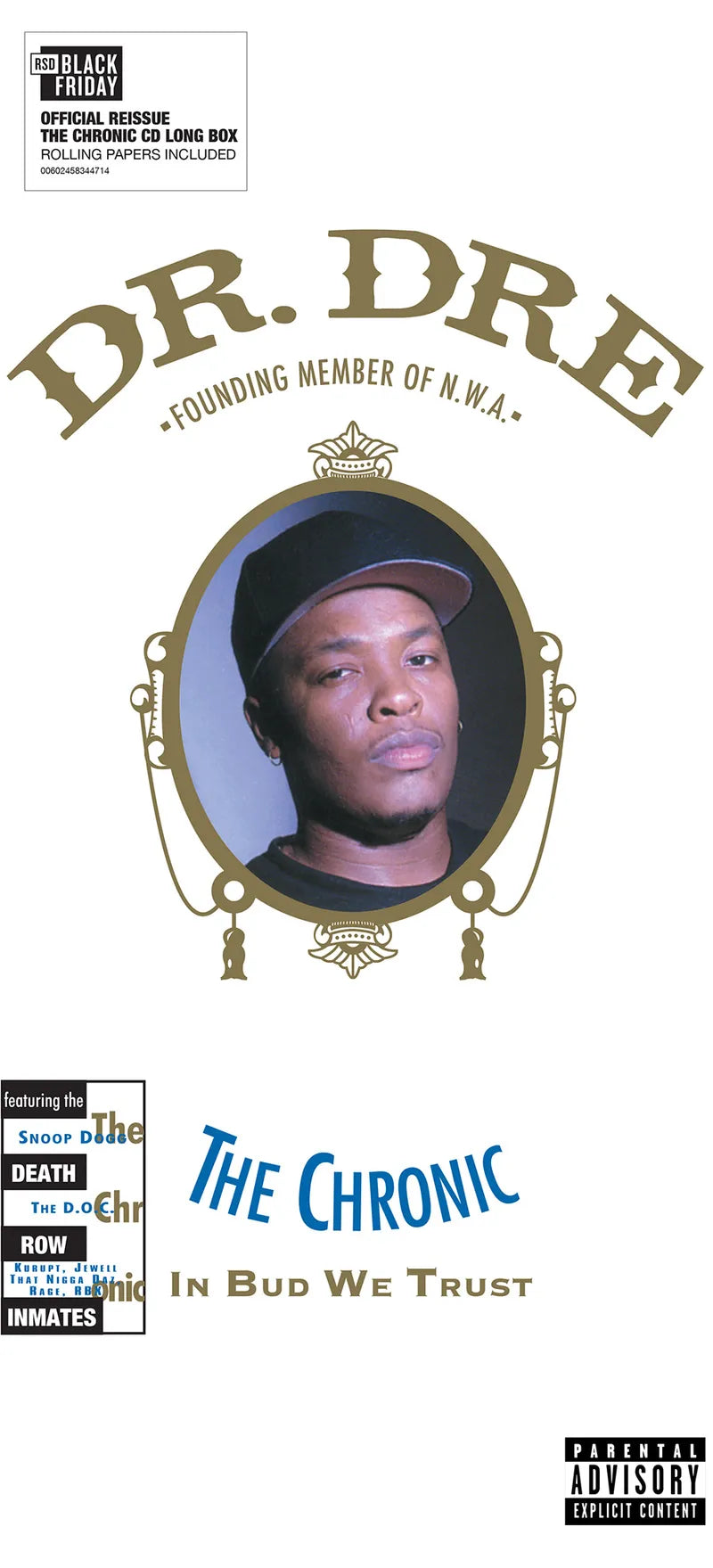 Dr. Dre - Chronic: 30th Anniversary CD (RSDBF23)