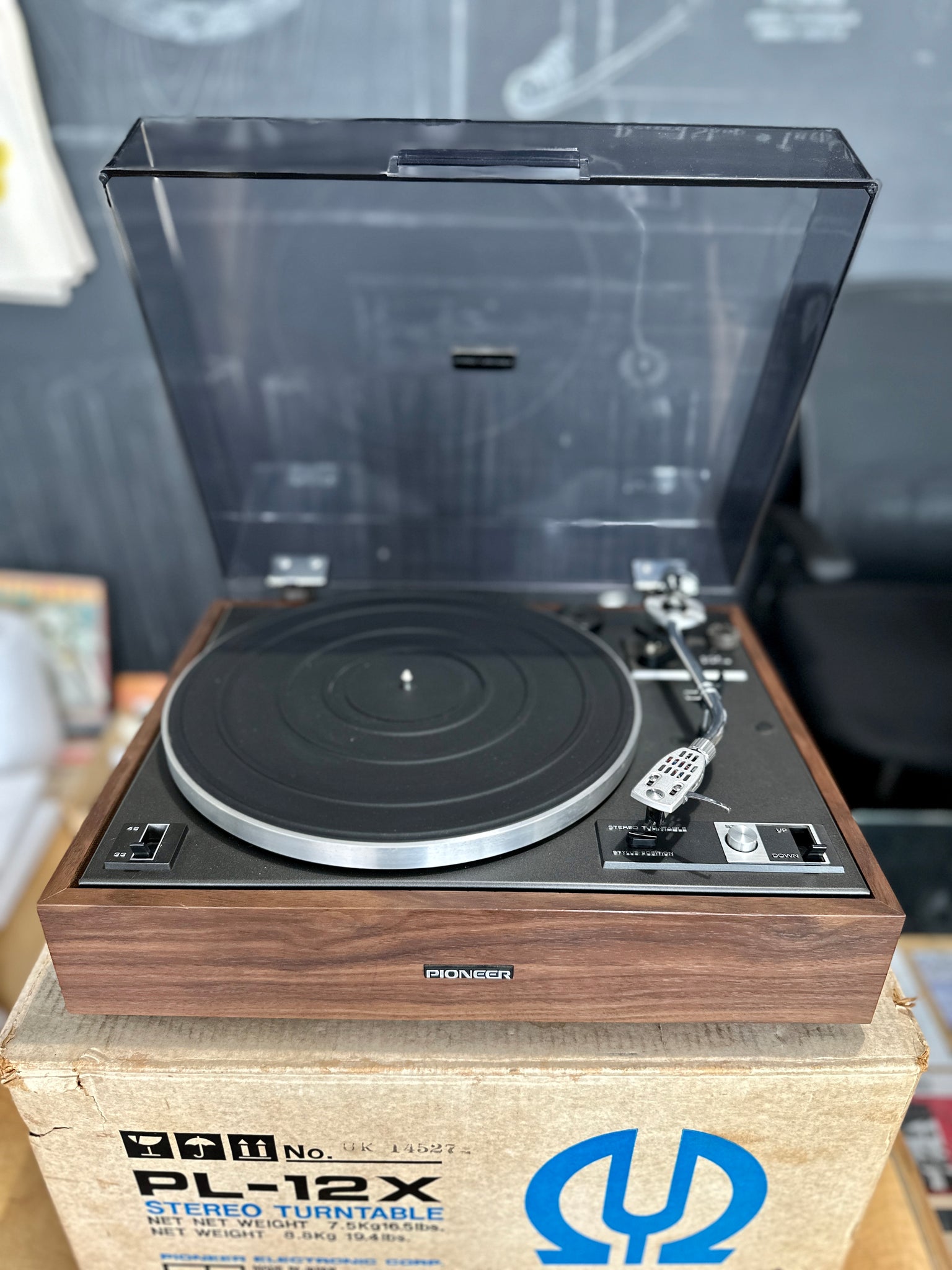 Vintage Pioneer PL12X Turntable